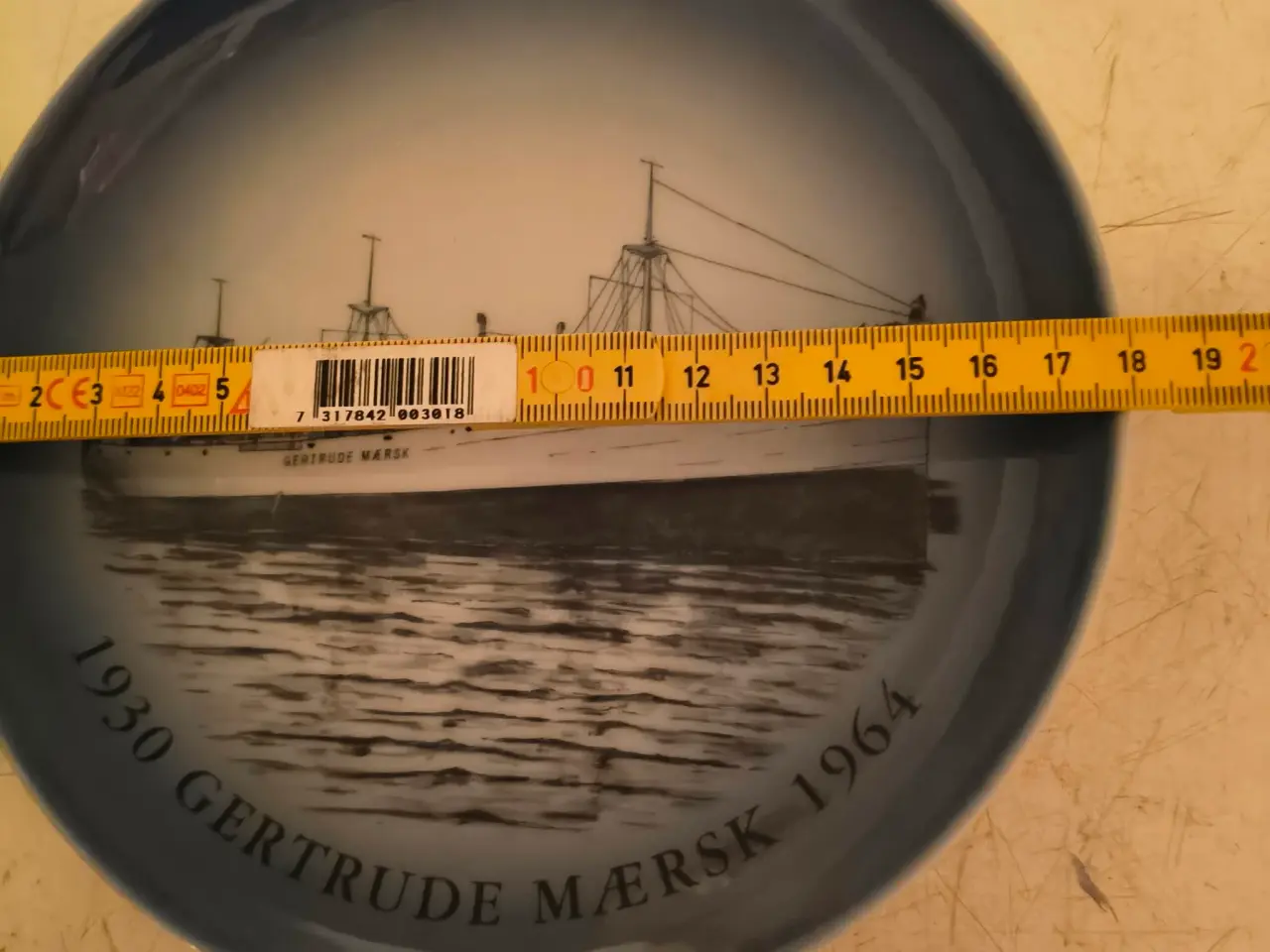 Billede 3 - super fed skibs platte af gertrud mærsk