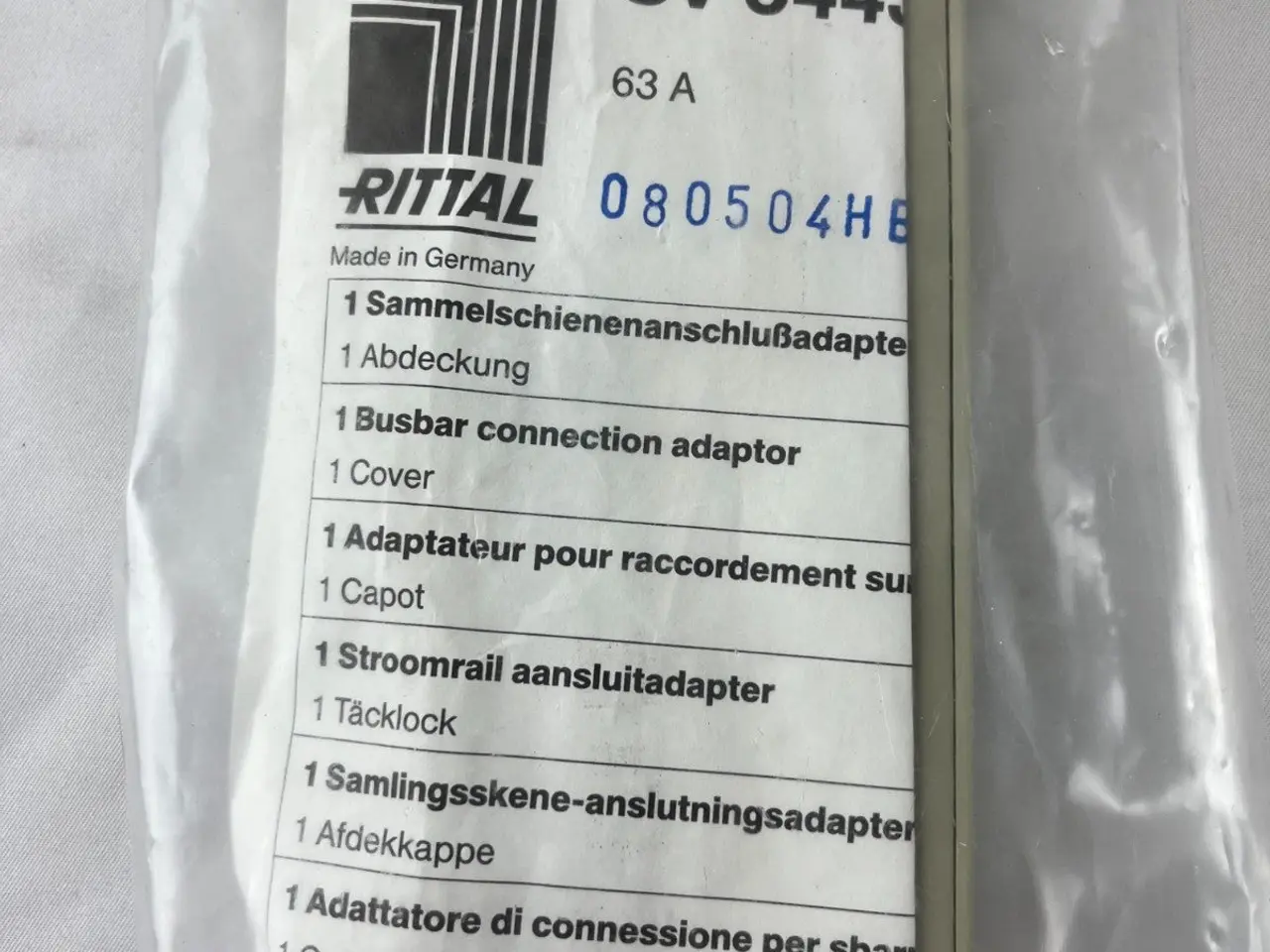 Billede 3 - Rittal SV 3445 Busbar Connection Adaptor Cover 63A