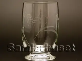 Bygholm Vandglas. H:90 mm.