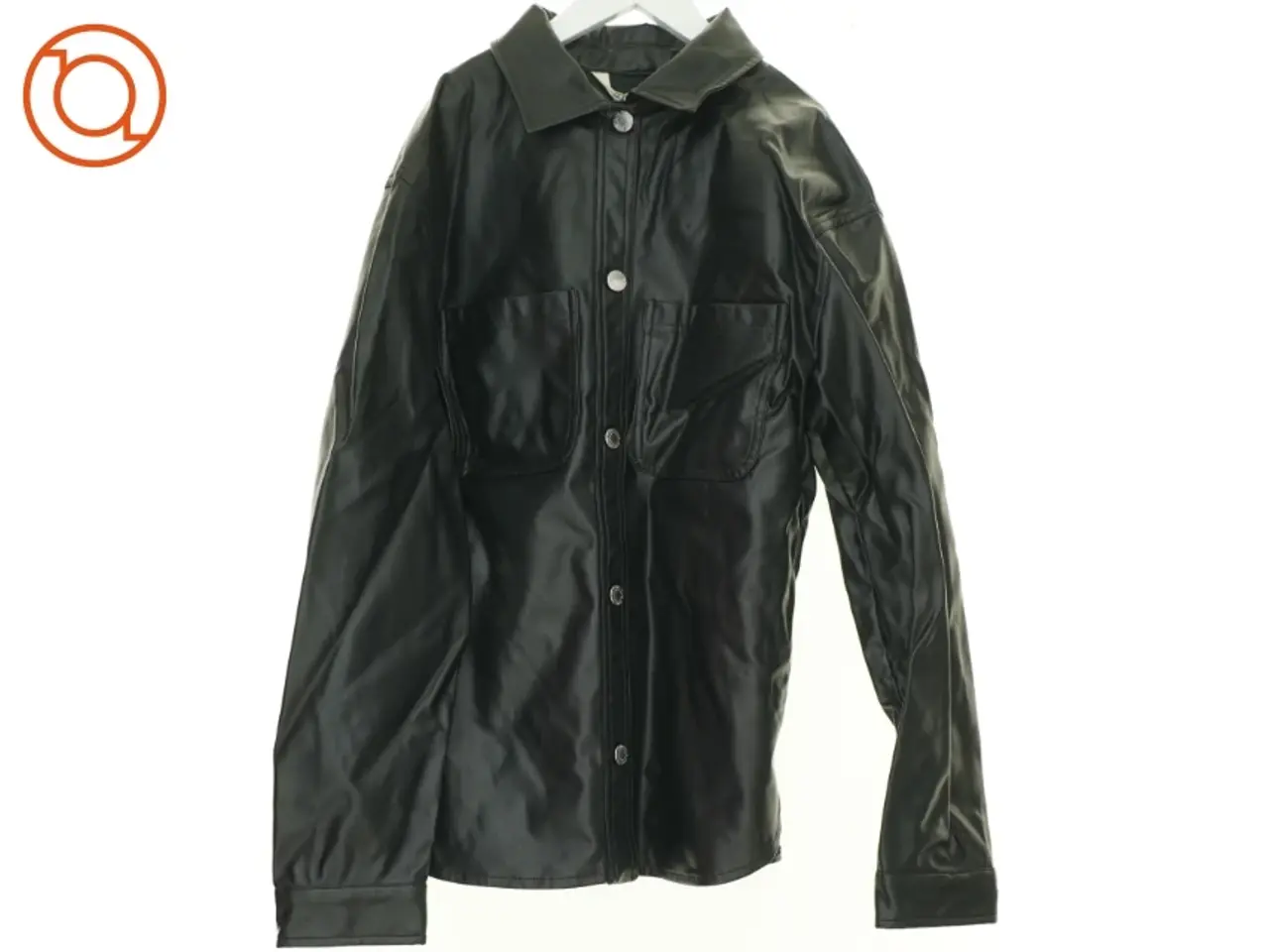 Billede 1 - Skjorte jakke læder look fra H&M (str. 164 cm)