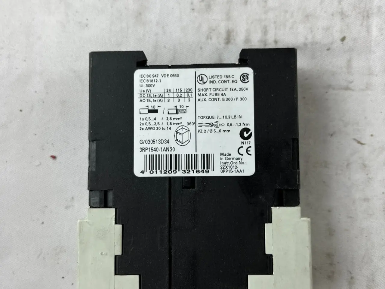 Billede 3 - Siemens 3RP1540-1AN30 Time relæ Off Delay 24-240V