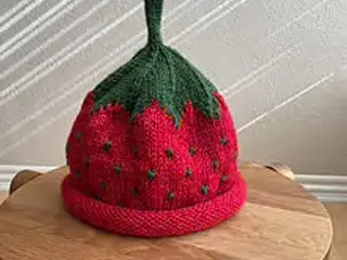 Jordbær 🍓 hue uld 
