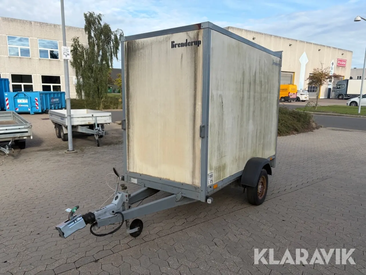 Billede 1 - Lukket kassetrailer Brenderup E8