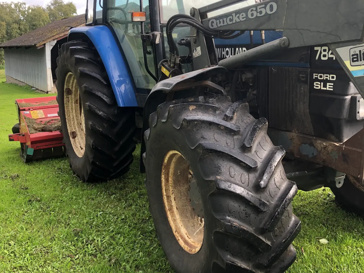 Billede 1 - Ford New Holland med Ålø frontlæsser