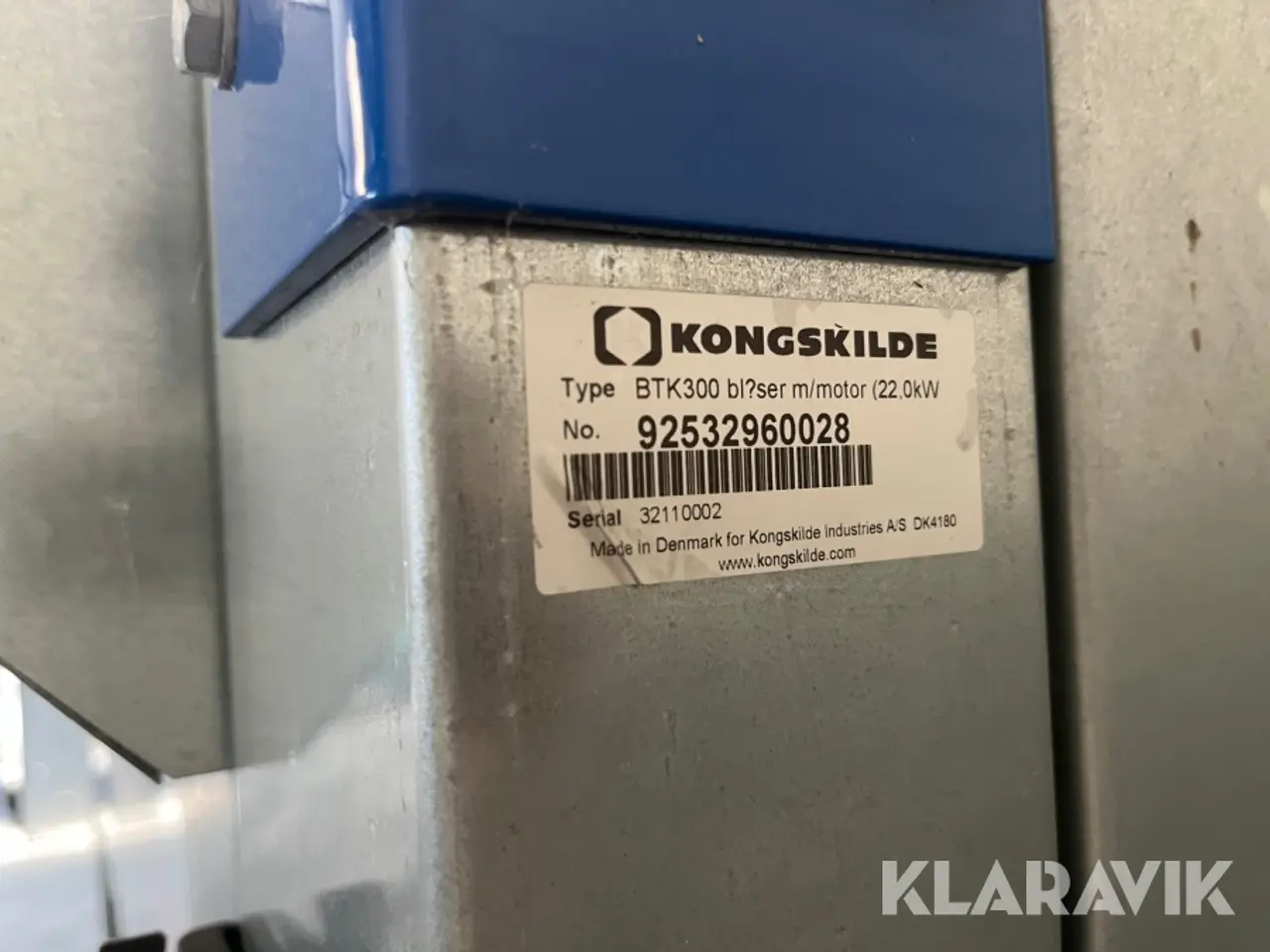 Billede 7 - Blæser/Suger Kongskilde BTK300 1 styk i isoleret kasse