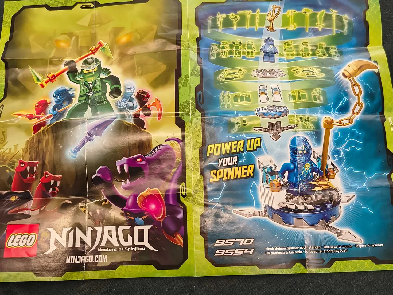 Billede 19 - Ninjago: NRG Kai vs. Chokun spinner sæt (9591)