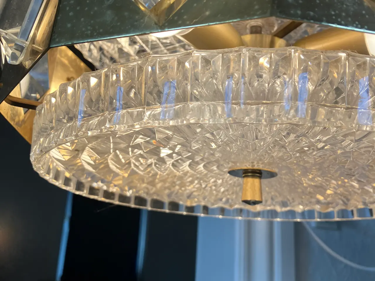 Billede 2 - Smuk vintage orrefors krystallampe