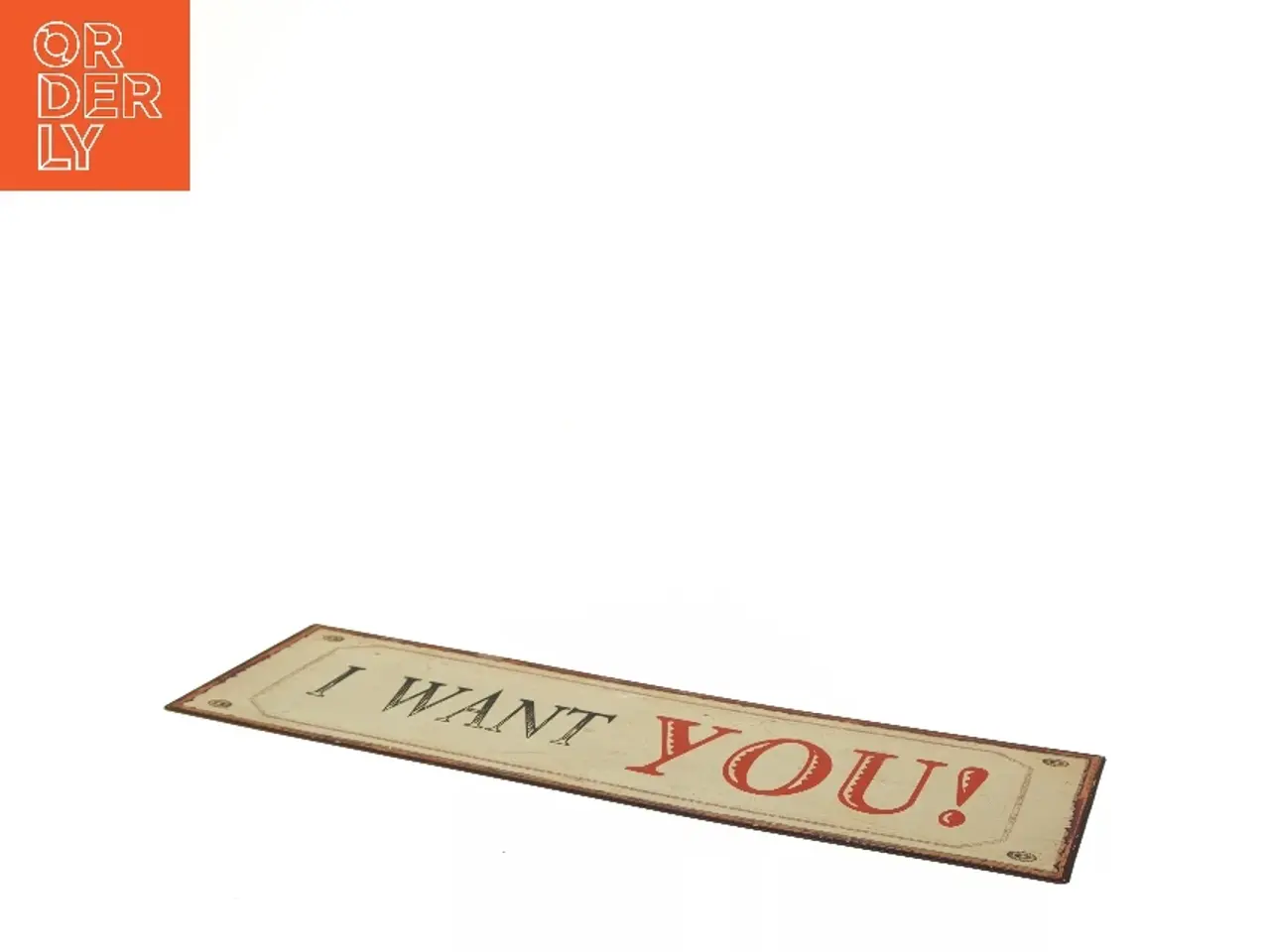 Billede 3 - I want you metal skilt (str. 51x15 cm)