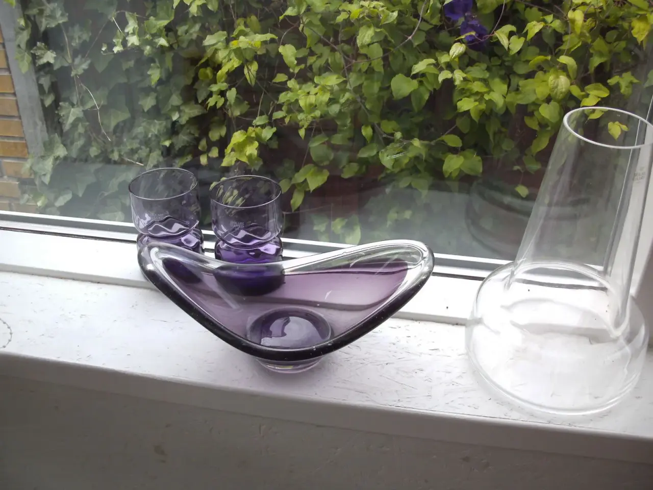 Billede 3 - Holmegaard vase Flora