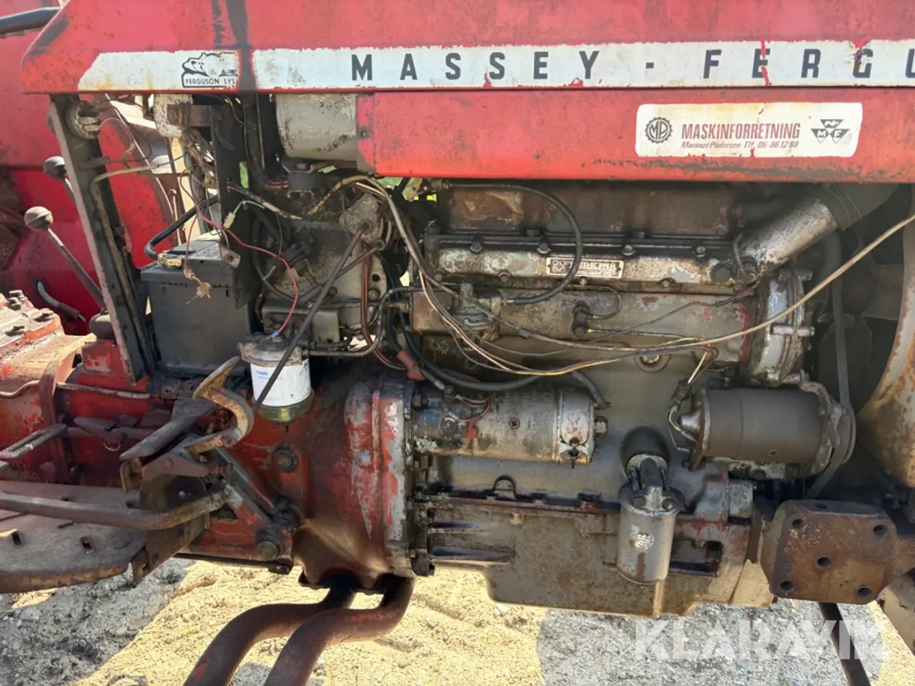 Billede 12 - Veterantraktor Massey Ferguson 165
