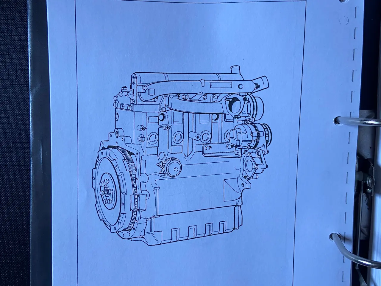Billede 2 - Servicemanual til MF50B/BX rendegraver