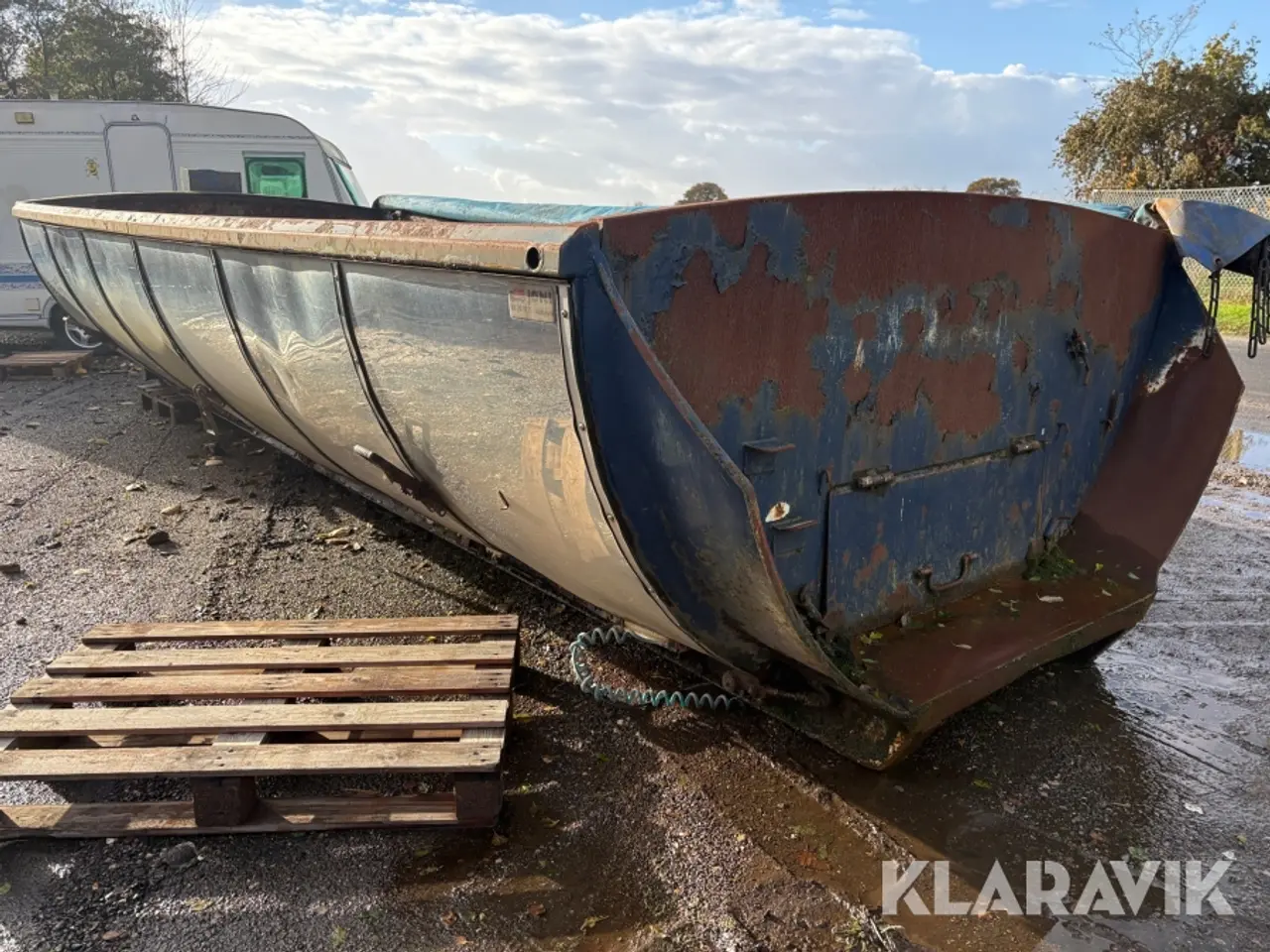 Billede 7 - Asfalt container Jøni isoleret med rullepresenning