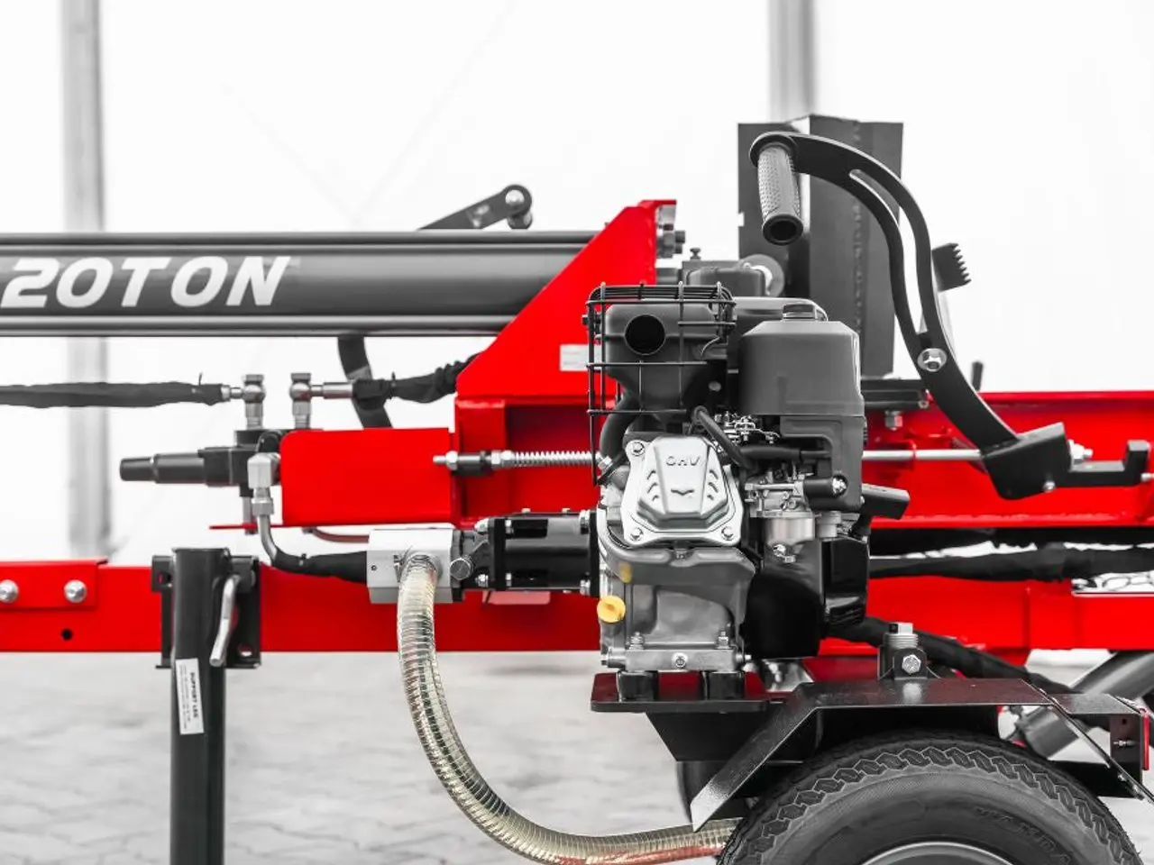 Billede 12 - WoodMaster CWM20B – 20 ton benzin brændekløver (lodret)
