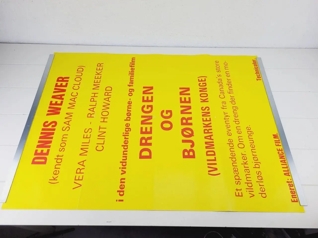 Billede 3 - ⭐️- Plakat: Vintage - Drengen og Bjørnen - Vildmar