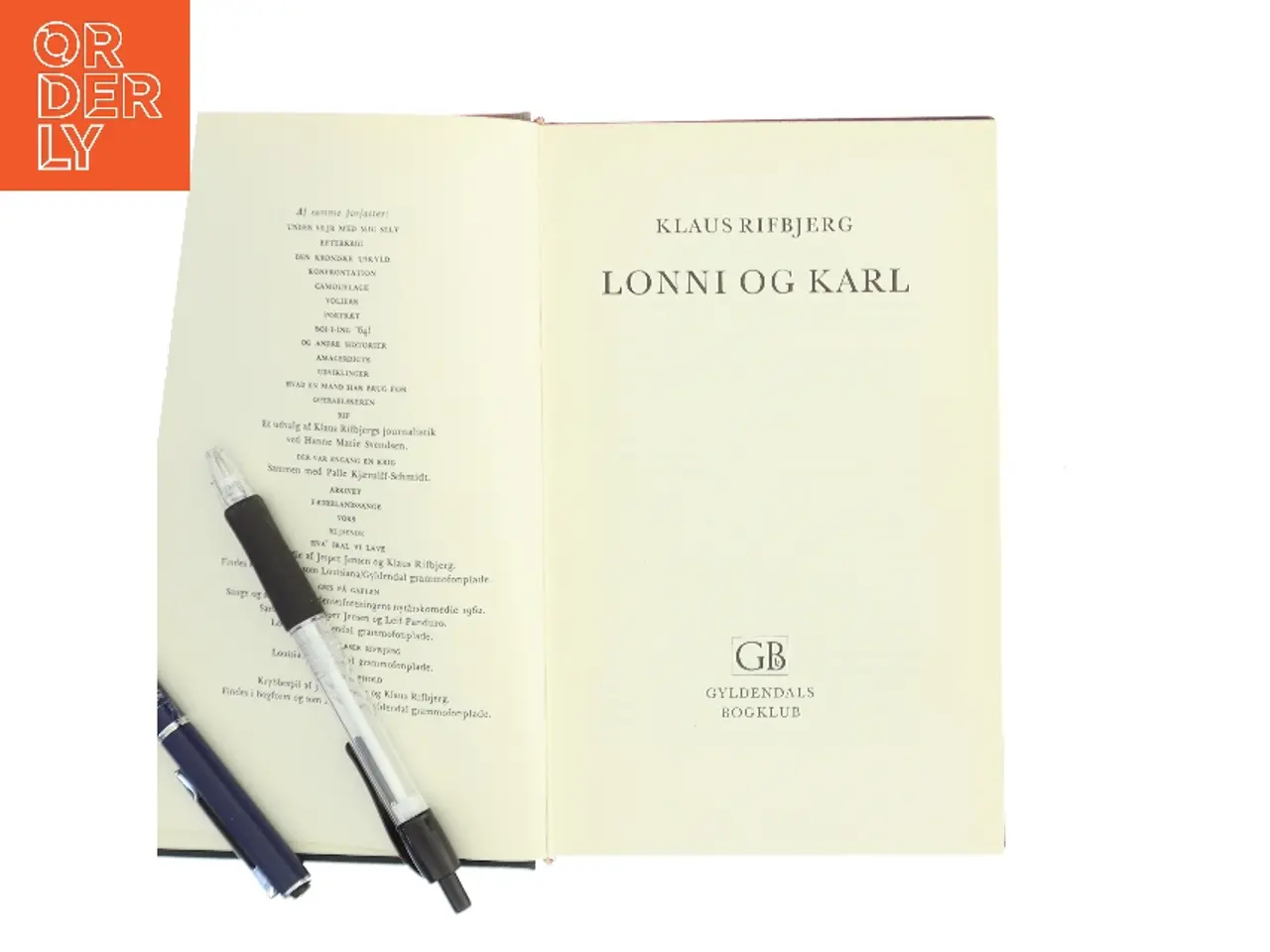 Billede 1 - Lonni og Karl af Klaus Rifbjerg (Bog)