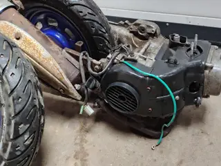 Komplet hjul med 4t motor