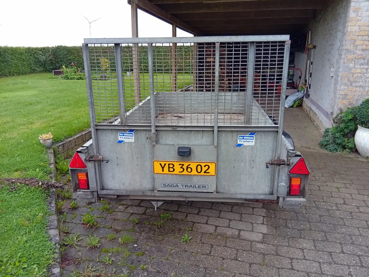 Billede 2 - Maskintrailer, ny metalbund, samt led-lys komplet