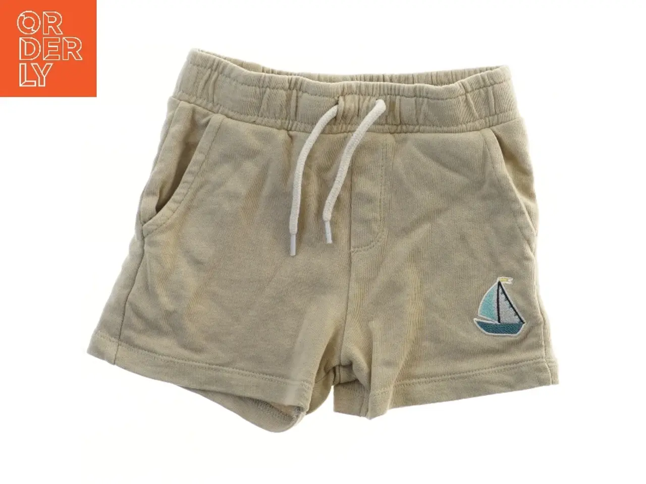 Billede 1 - Beige shorts med båd fra Name It (str. 92)