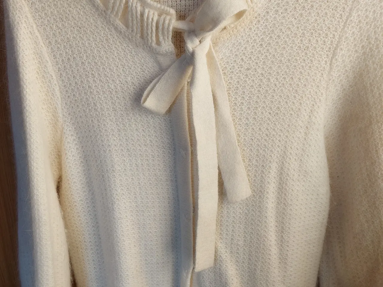 Billede 1 - Flot Cardigan Lamswool og Angore str L