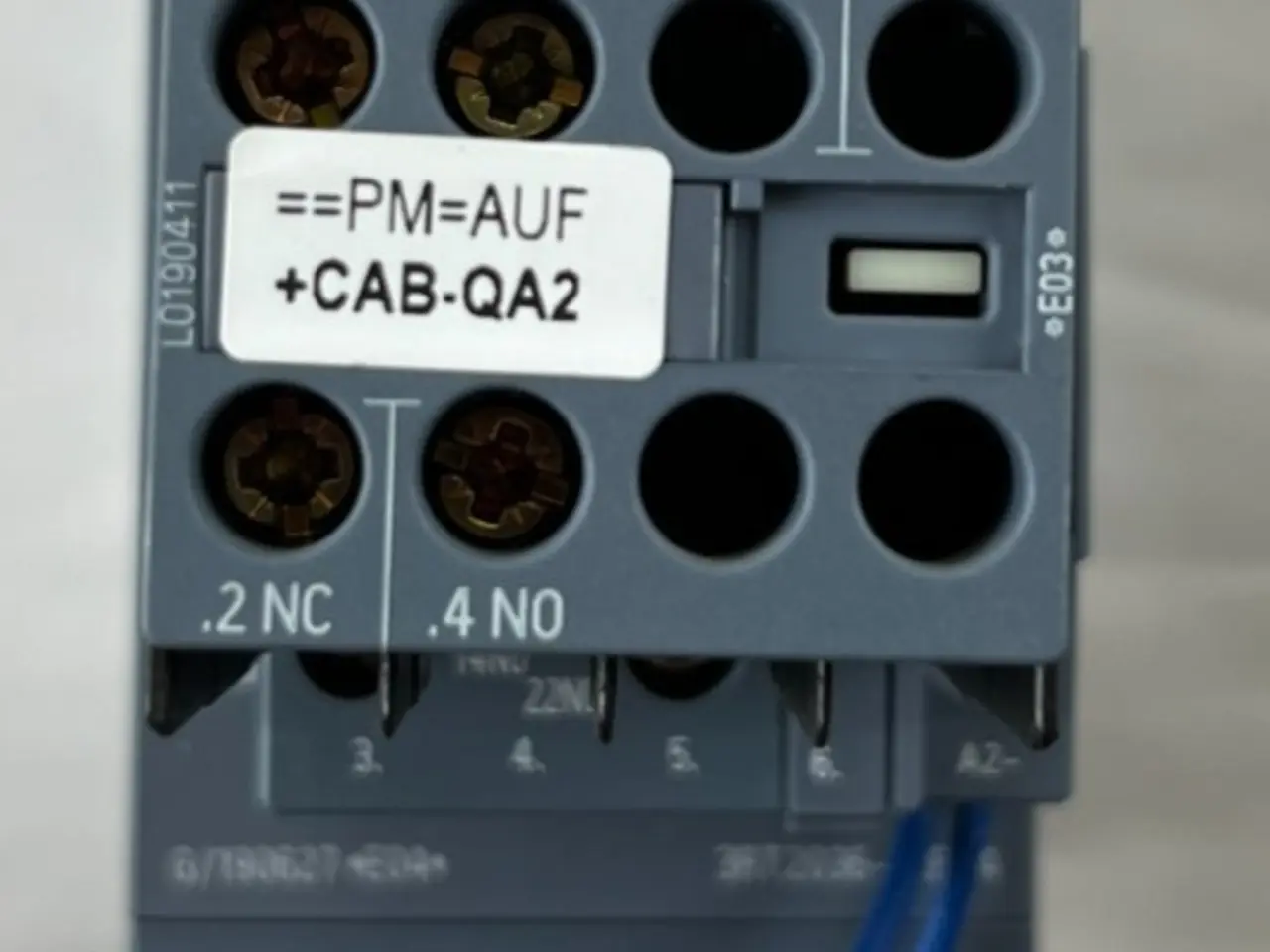 Billede 1 - Siemens 3RT2036-1KB40 kontaktor 24VDC w Aux