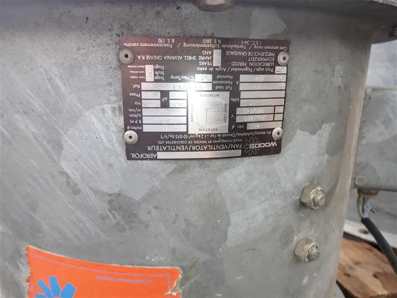Billede 3 - - - - Vognblæser, Axialblæser 1,7 kw.