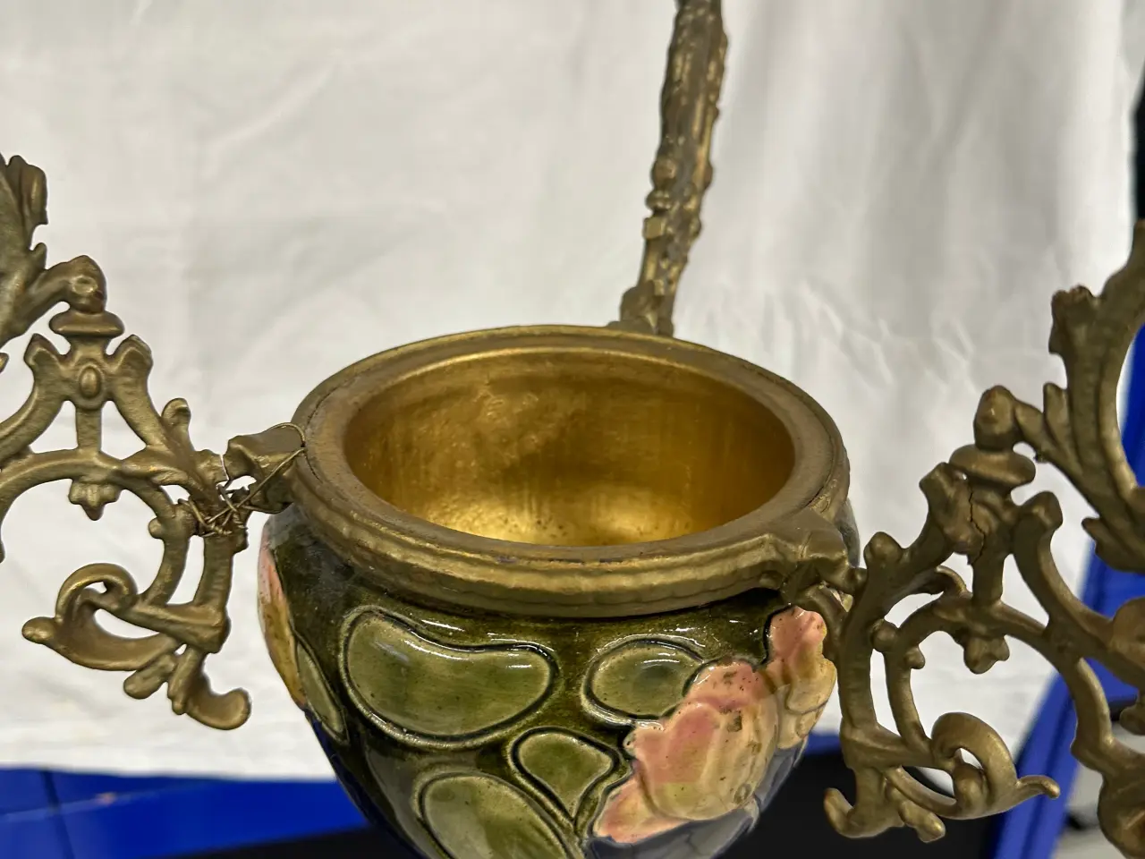 Billede 3 - Antik hængelampe - et strejf af svundne tider