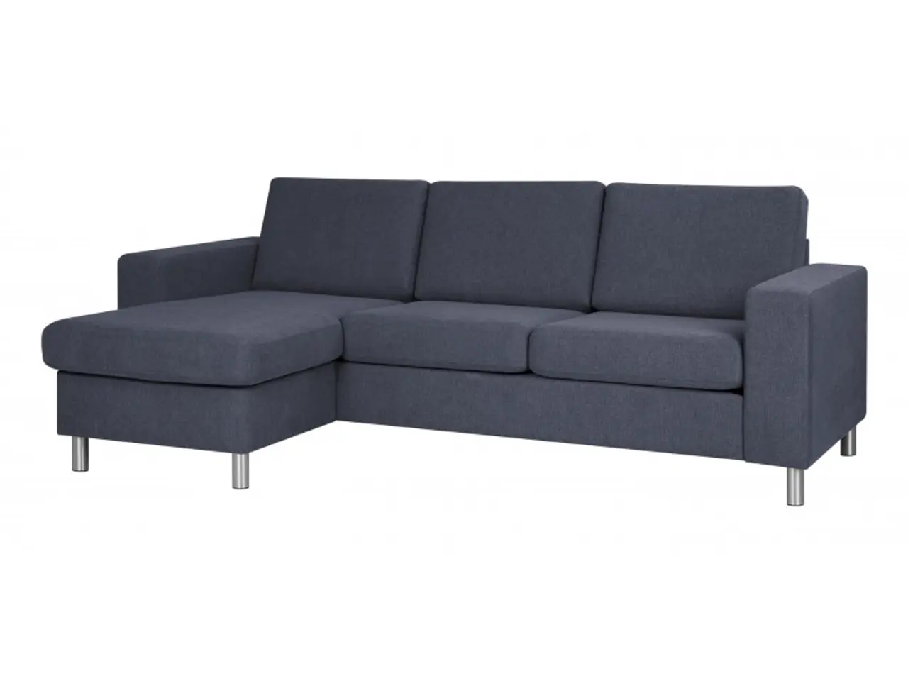 Billede 4 - Pan Chaiselong sofa Blå stof vendbar
