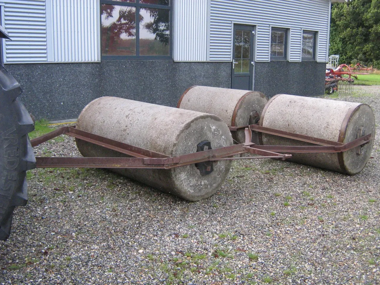Billede 1 - Tromlesæt,cementtromle