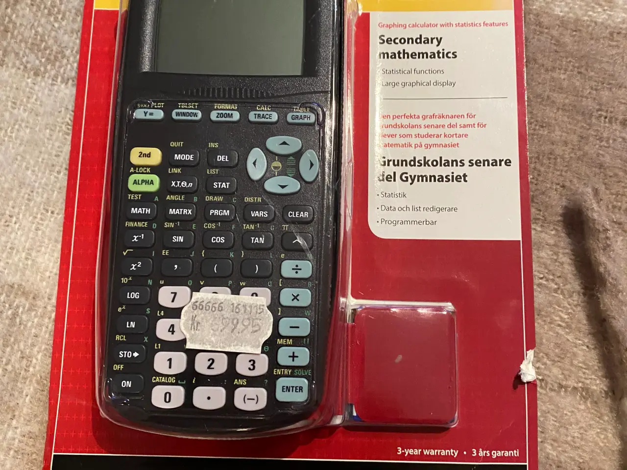 Billede 13 - TI- 82 stats grafregner