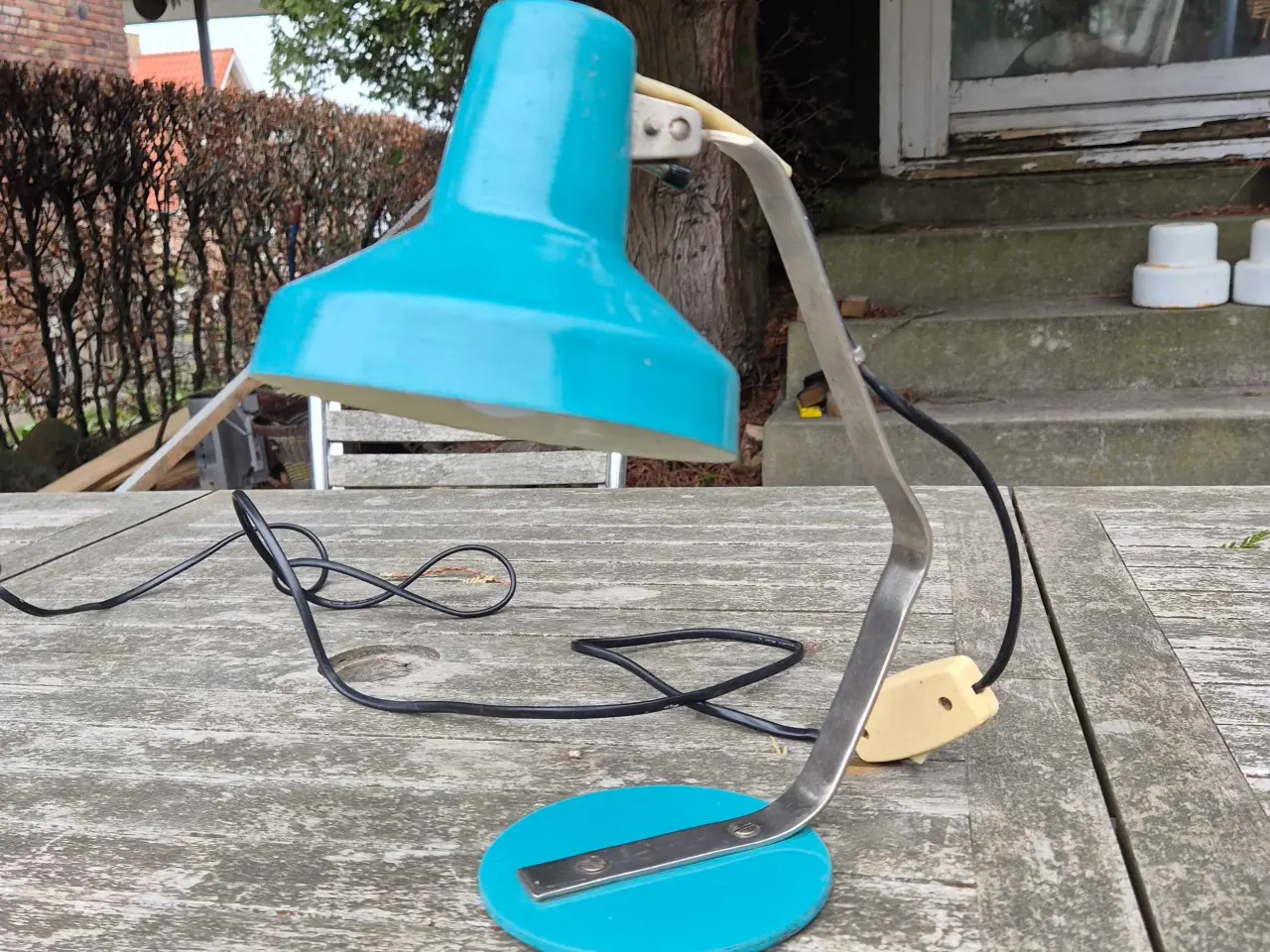 Billede 1 - Den fedeste polske bordlampe fra 1970'erne