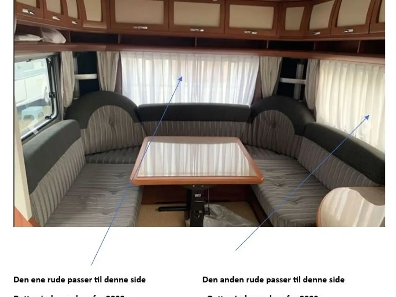 Billede 1 - Rude til Hobby Prestige 650 Umfe
