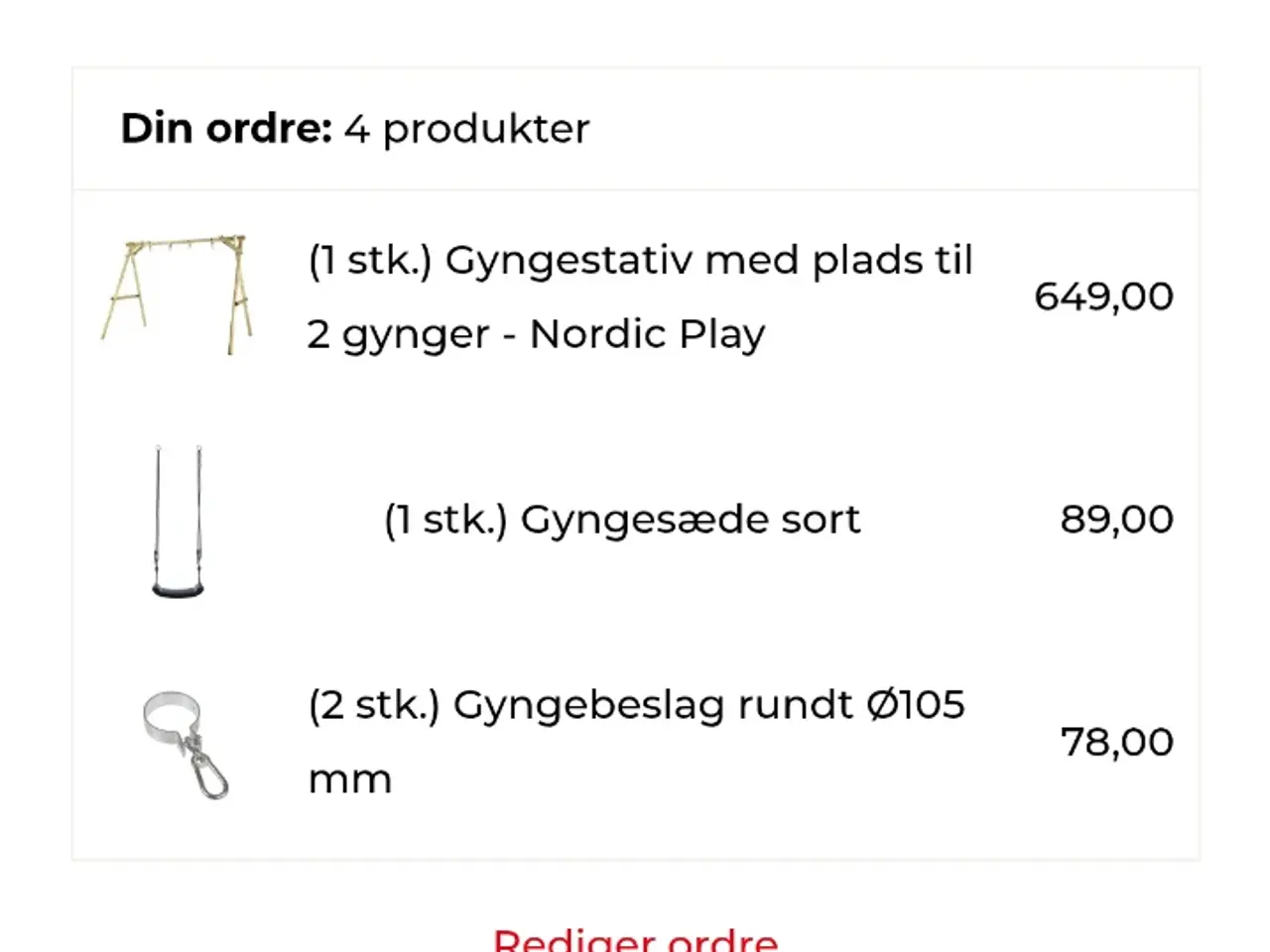 Billede 2 - Gyngestativ helt nyt