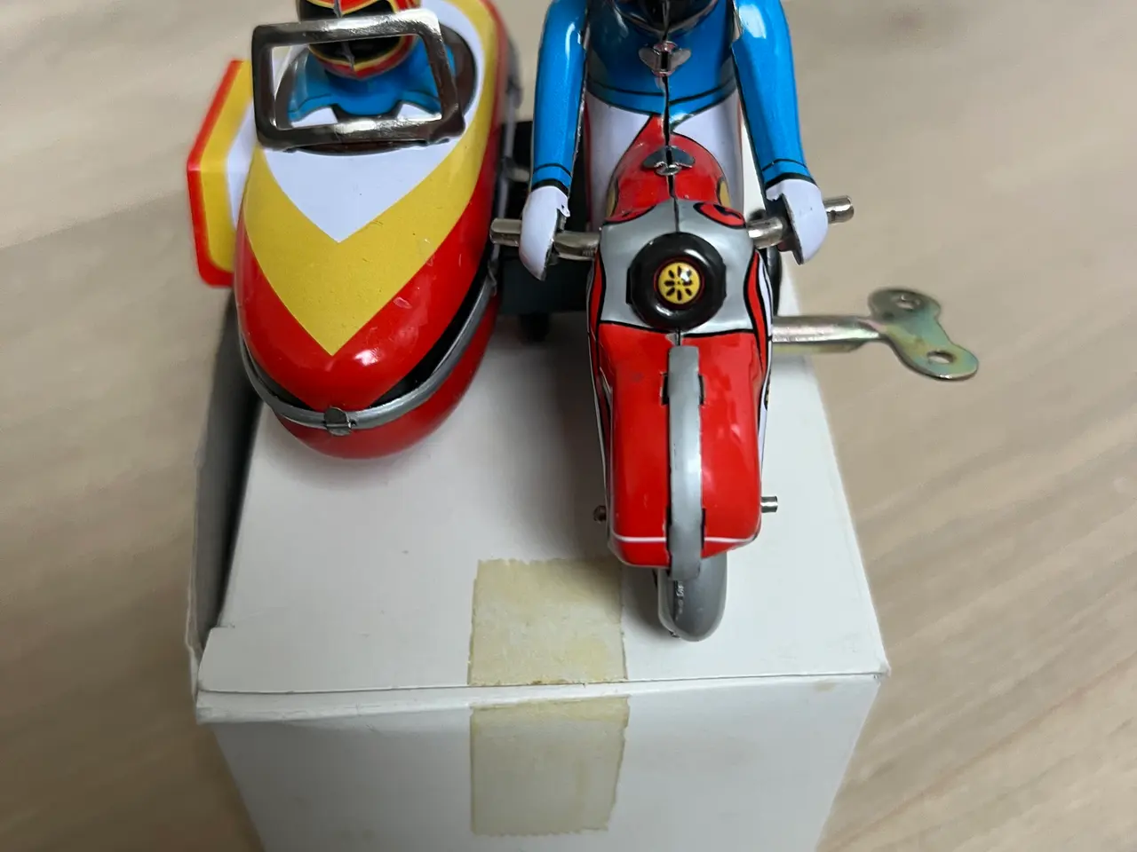 Billede 5 - Motorcykel med sidevogn i metal