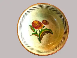 Vintage keramik fad, frugtfad, Knabstrup keramik