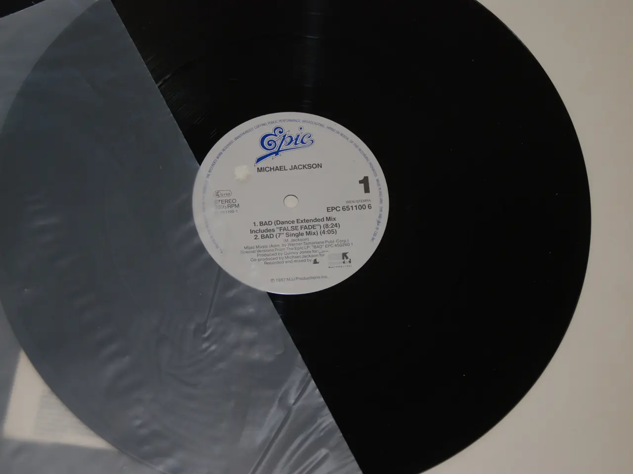 Billede 3 - Vinylplade - Michael Jackson