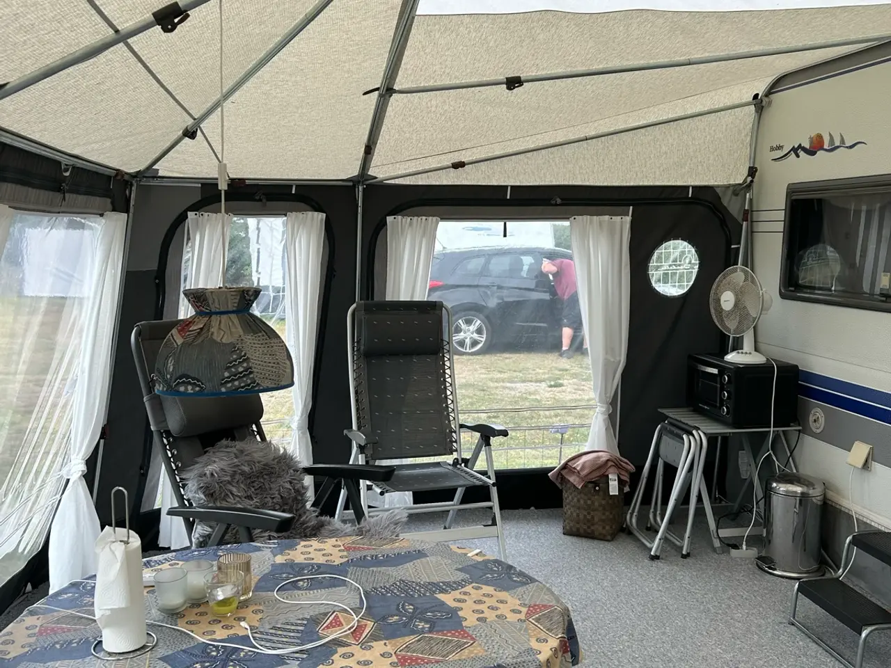Billede 2 - Fin camping vogn med alt tilbehør 