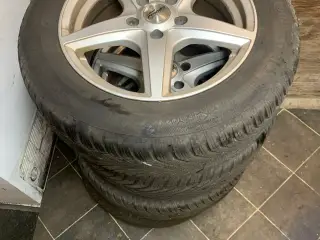Vinterdæk på alufælge 5x112 et 45 205-60-16