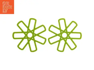 Grønne silikone bordskånere, 2 stykker fra Spizy (str. Y 16 cm. 2 stykker)