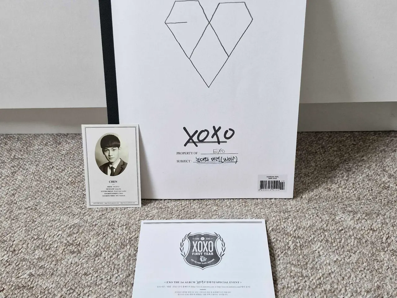 Billede 1 - EXO - XOXO (Kiss Korean Version), Fotokort