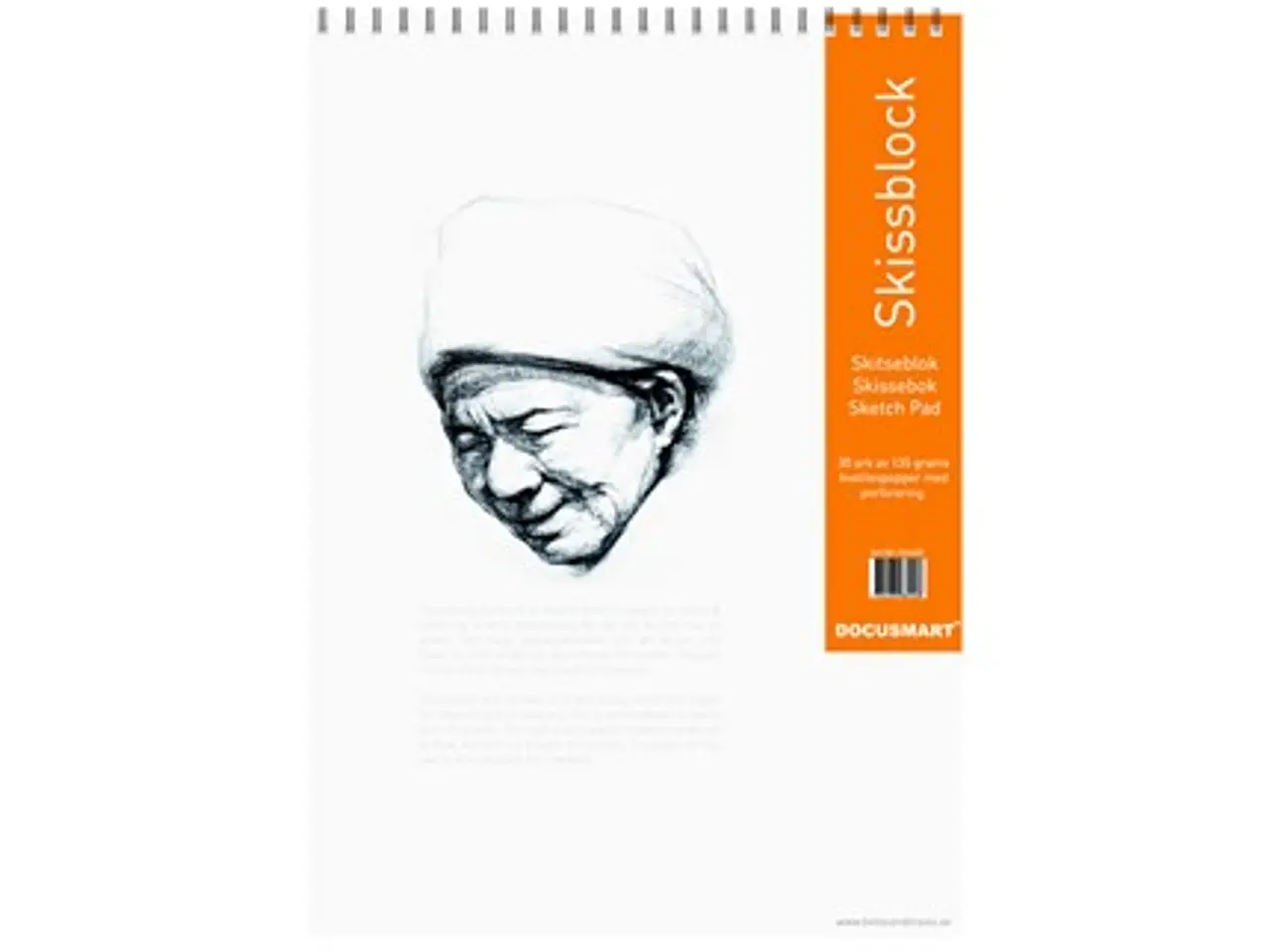 Billede 1 - Skitseblok A5 50 Ark 135 Gram (5 stk)