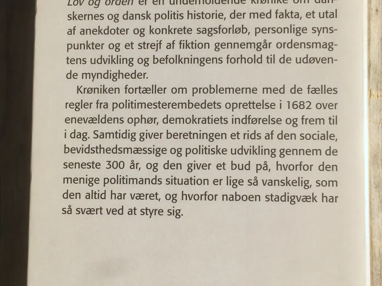 Billede 2 - Lov og orden, Flemming Jarlskov