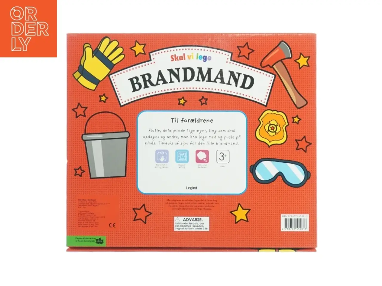 Billede 2 - Brandmand bog og børneunderholdning (str. 24,5 x. 28 cm)