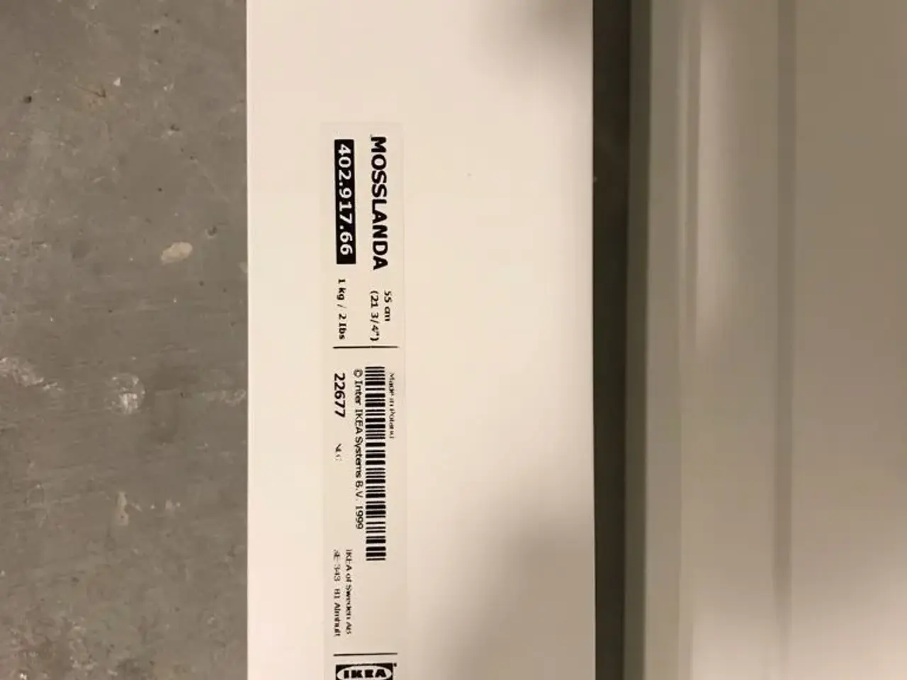 Billede 3 - Kvalitet Ikea vægreol helt ny