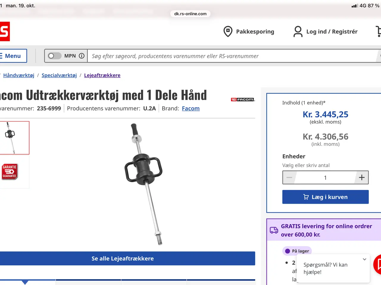 Billede 3 - Professionel Nav aftrækker