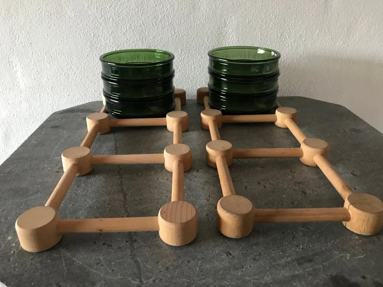 Billede 7 - Nissen' retro cabaretfade (egetræ / glas)