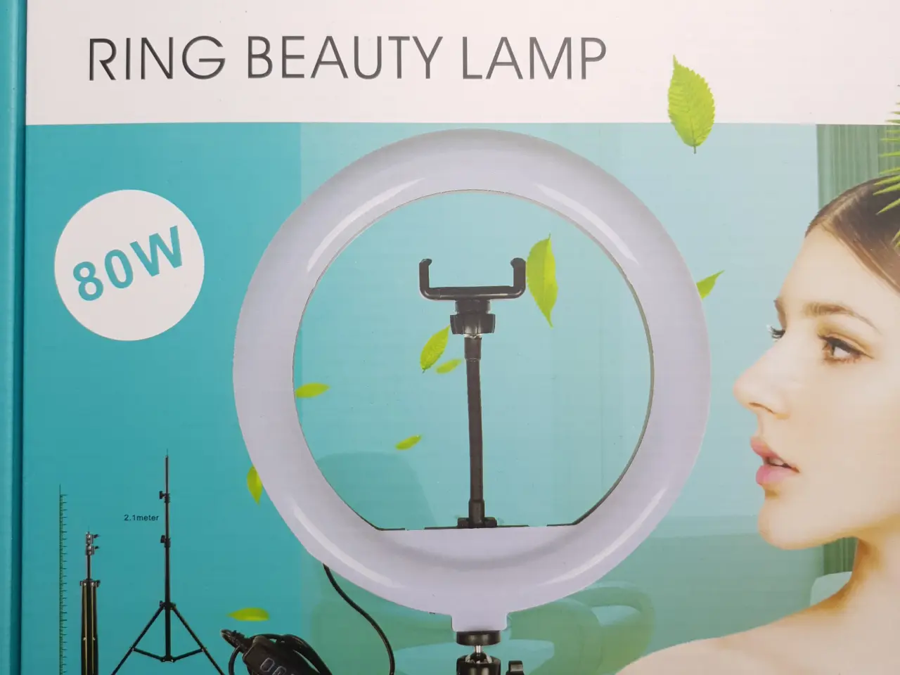Billede 3 - NY! 80W LED Ring Lampe 30 cm Stort Stativ + Holder