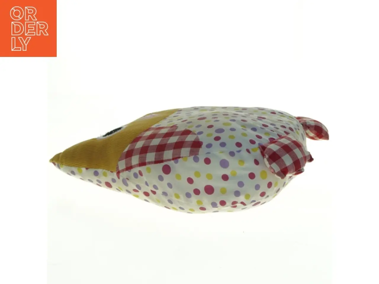 Billede 4 - Ugleformet pude med prikker (str. 30 x 24 cm)