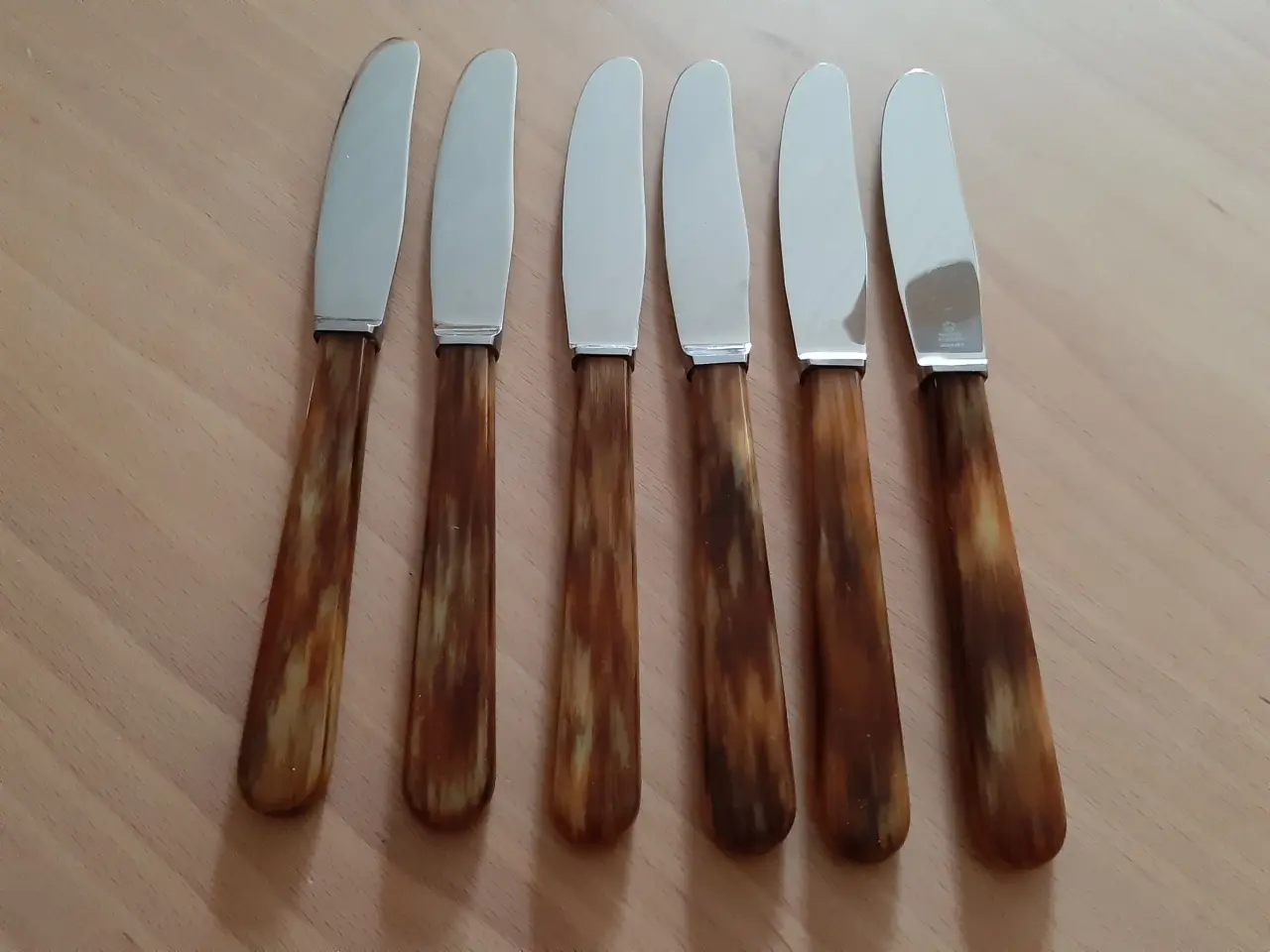 Billede 1 - Raadvad smøreknive m. Ben 6 stk.