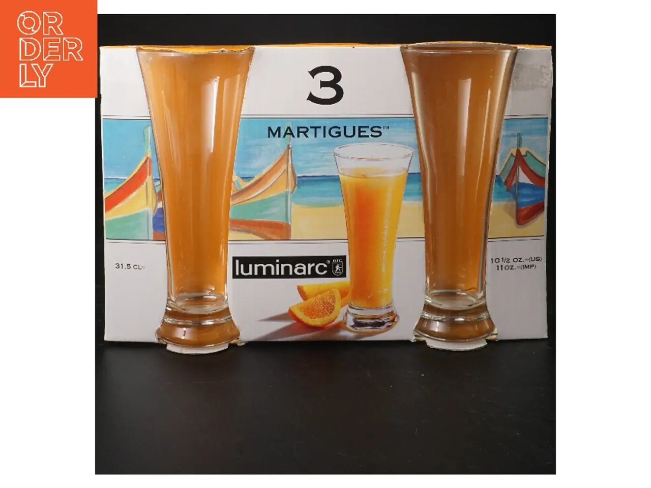 Billede 1 - Luminarc glas fra Luminarc (str. H. 17,5 cm. 31,5 cl)