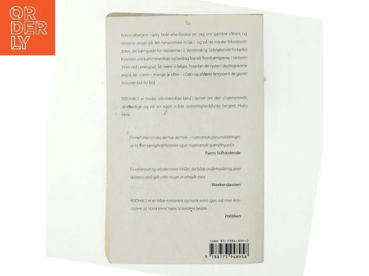 Billede 3 - Rødhals af Jo Nesbø (Bog)
